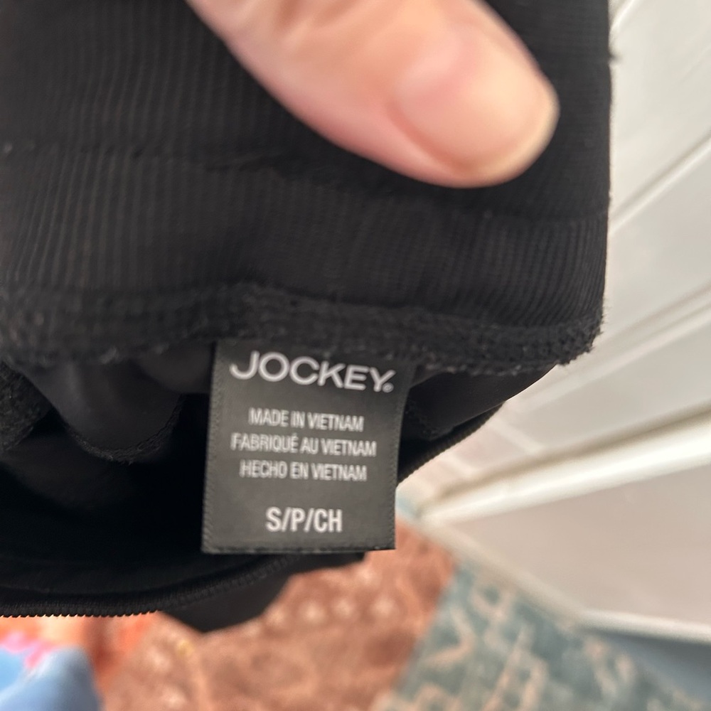 Jockey Black Casual Leggings w/Tie Elastic Waistband and Slit Ankle WOMEN’S NWOT - Picture 5 of 8